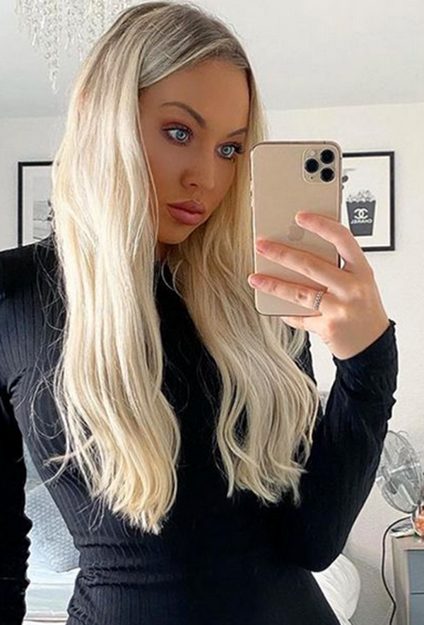 VIP Seamless Clips VIP Seamless Clips Ash Blonde Hair Extensions